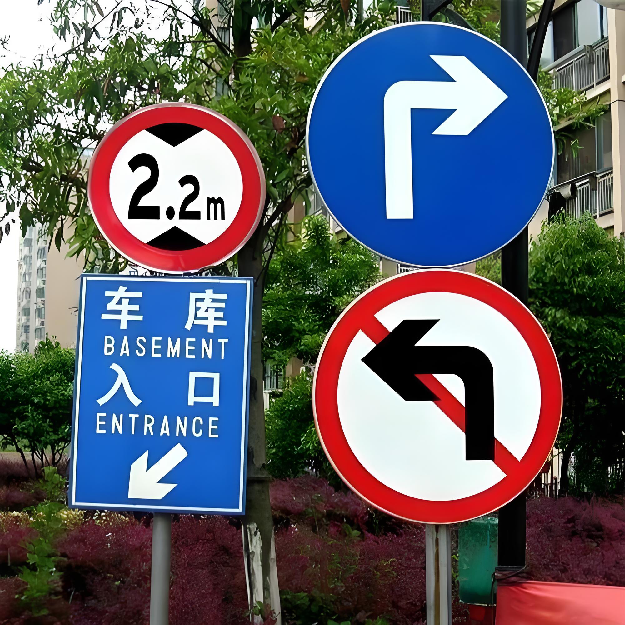 清远市交通标志牌热镀锌交通标志杆 - 价格